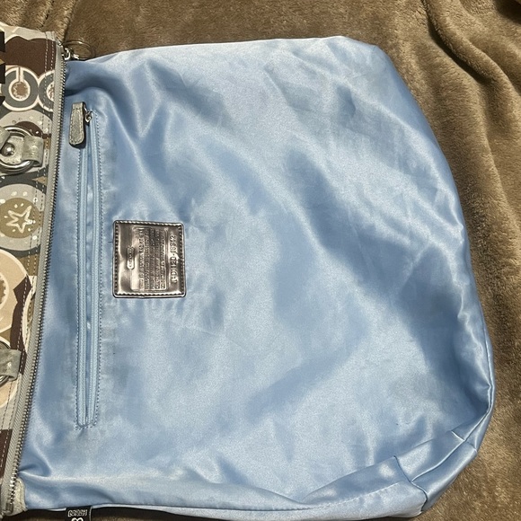 EUC Coach Signature Poppy Pop C Glam Tote Khaki Multi - END OF SUMMER SALE!! - Picture 11 of 15